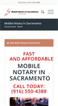 Mobile Screenshot of notaryinsacramento.com